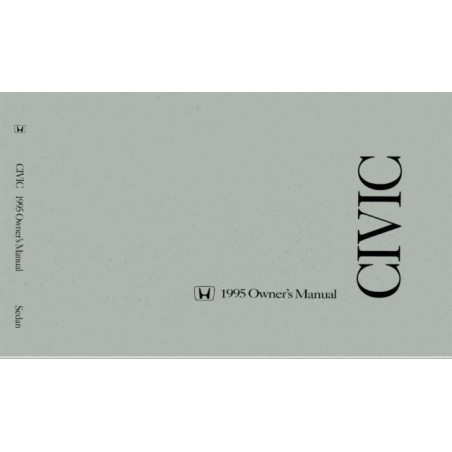 Manual de usuario Civic 1995 hatchback (gota) - Ingles