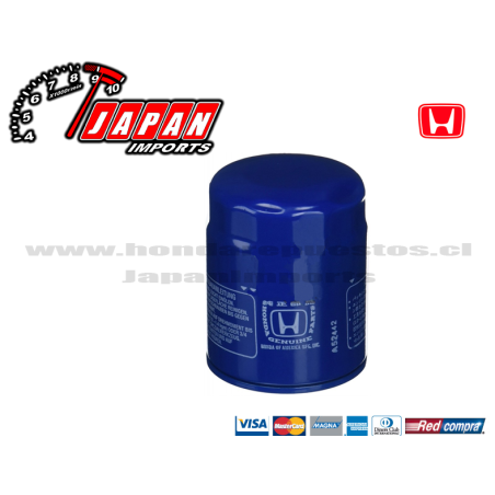 Filtro de aceite para vehiculos Honda